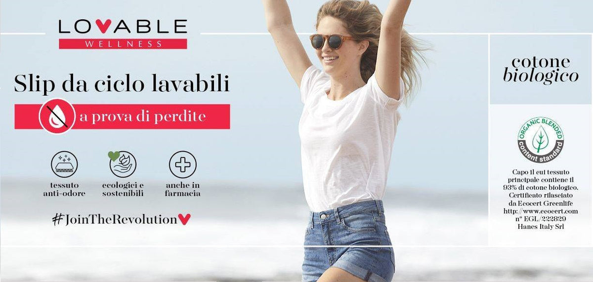 Copertina Lovable per slip da ciclo lavabili