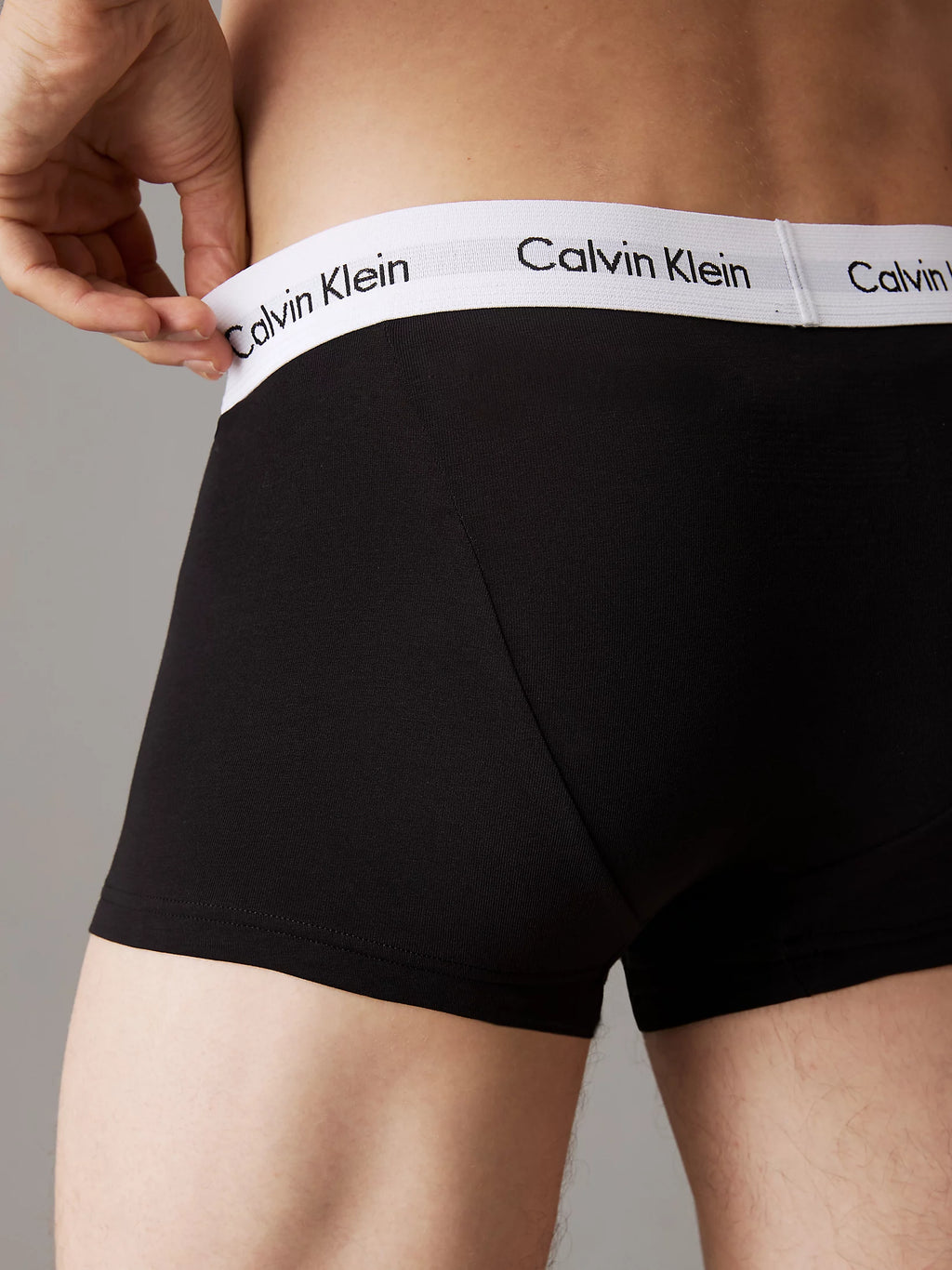 0000U2664G 001 boxer nero Calvin Klein back