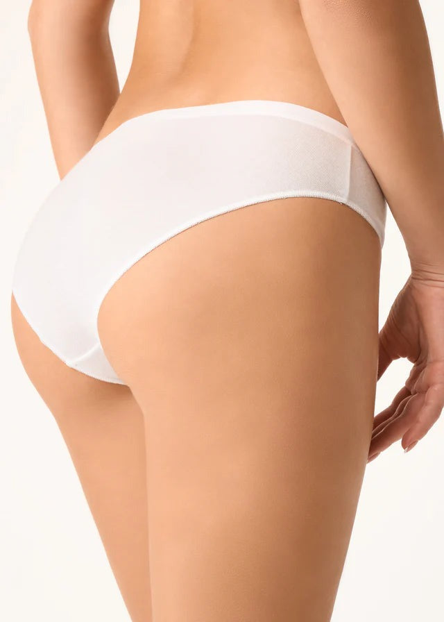 Slip donna Golden Lady O103IN cotone organico Bianco retro