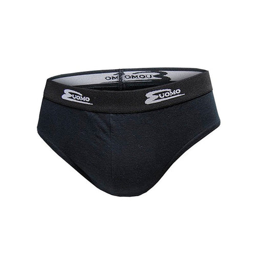 Slip uomo Cotonella elastico esterno nero