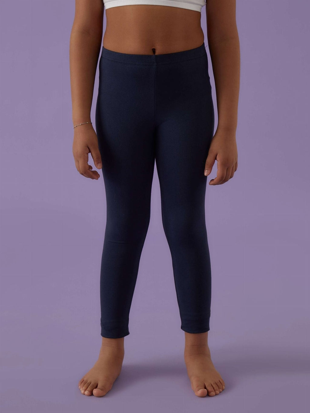 Leggings bimba Jadea 261 blu fronte