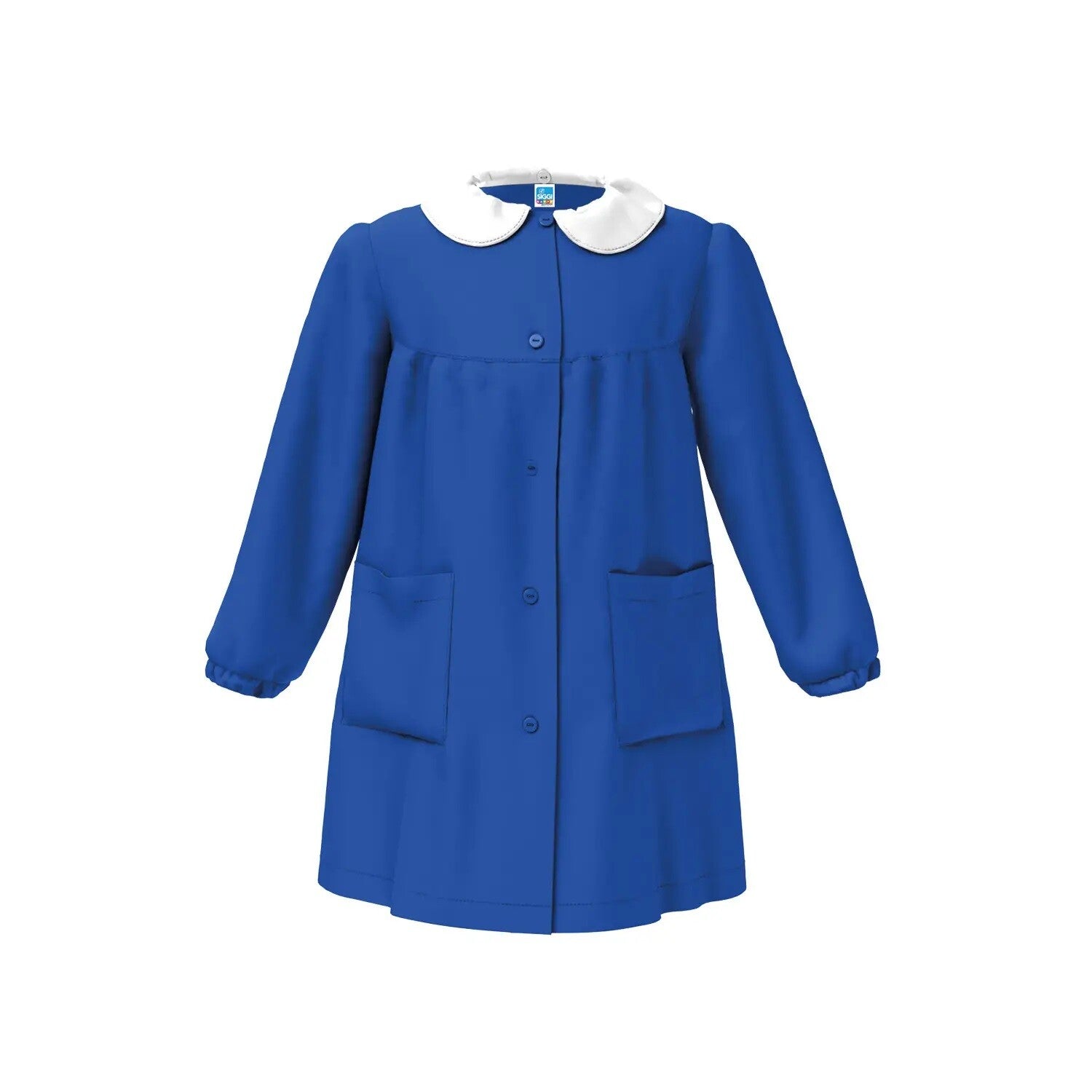 Grembiule Siggi Blu Bimba scuola primaria senza disegno art. 2888