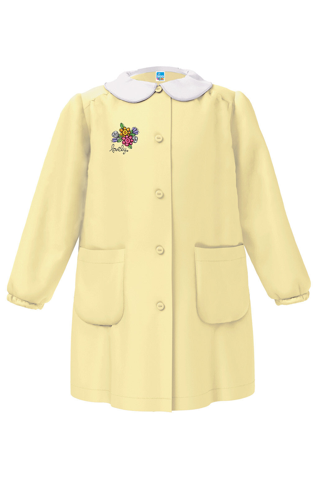 Grembiule Siggi scuola materna Bimba Giallo nuove fantasie