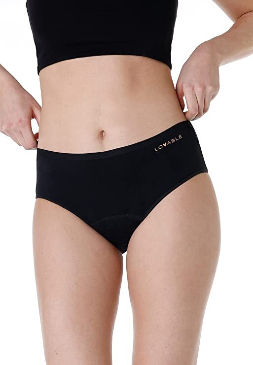 Slip Lovable midi assorbente lavabile in cotone elasticizzato art. L0CIU