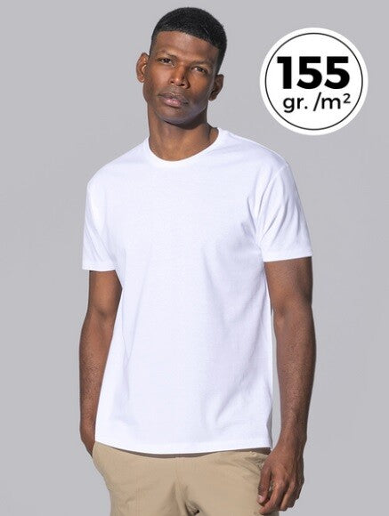 T-shirt uomo JHK TSRA150 maniche corte lavoro stampabile casual 100% cotone