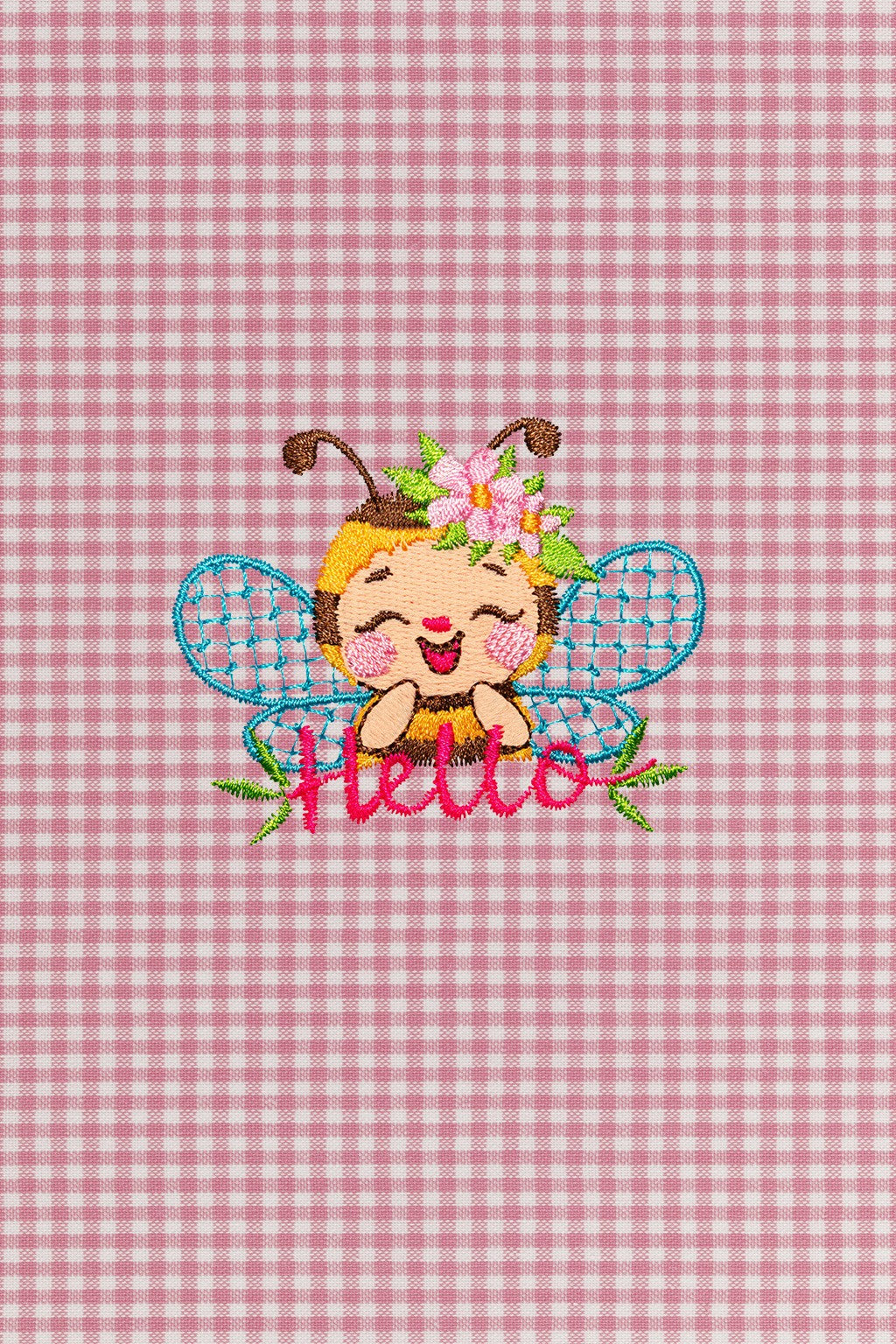 Grembiule Siggi Scuola Materna Bimba Rosa a Quadretti 4174