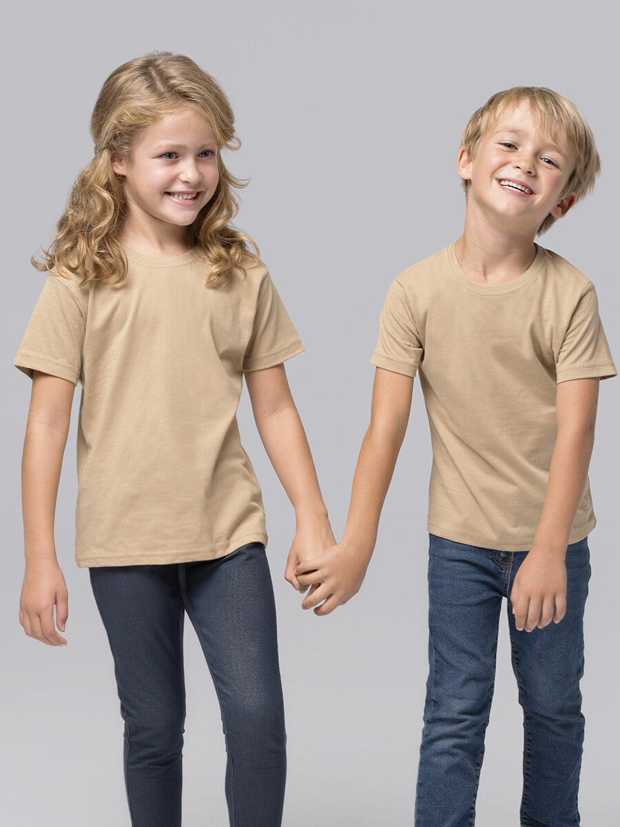 T-shirt bambino JHK TSRA150 maniche corte lavoro stampabile casual 100% cotone