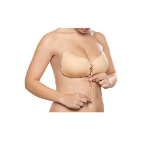 Reggiseno adesivo Sostieni Seno Bye Bra Lace-IT Bra nero e nudo