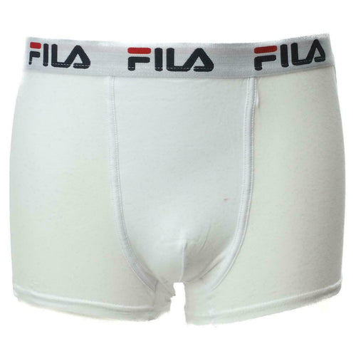 Bipack Boxer uomo Fila art. FU5016/2 cotone elasticizzato Bianco Blu Grigio