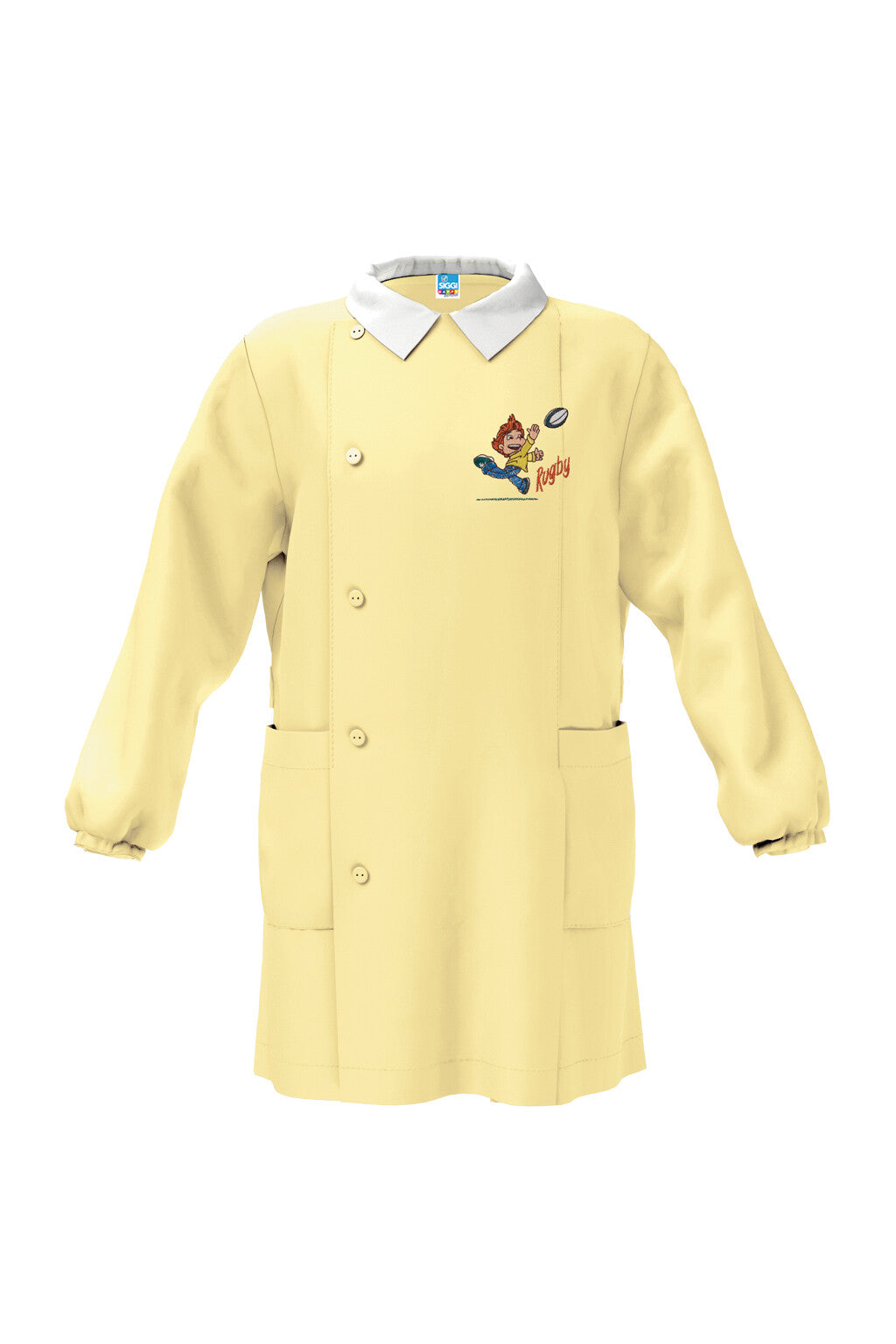 Grembiule Siggi scuola materna Bimbo Giallo diverse fantasie