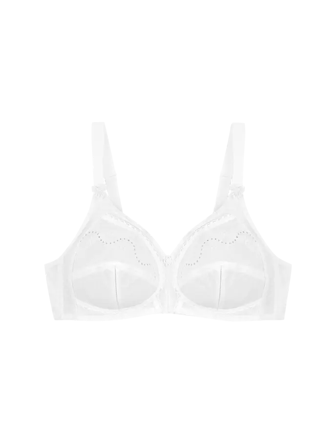 Reggiseno Triumph Doreen Cotton bianco vista frontale