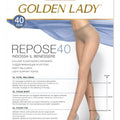 5 paia Collant elasticizzato riposante Golden Lady Repose 40