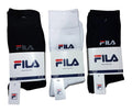 Tris Calza sportiva Fila 35-38 39-42 43-46 colori Bianco, Nero, Blu