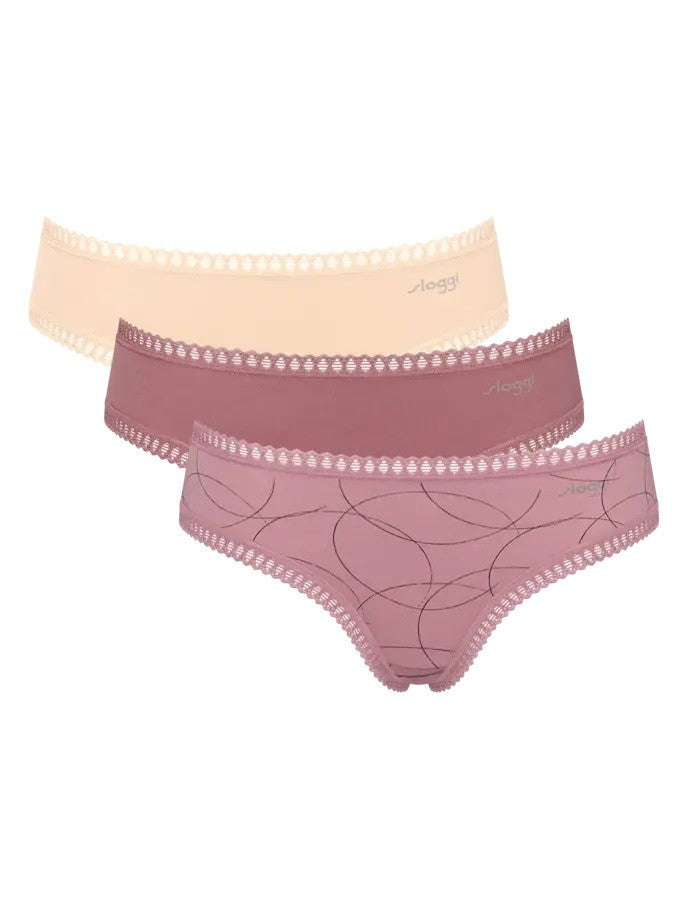 Tris Slip donna Go Crush Sloggi modello Hipster