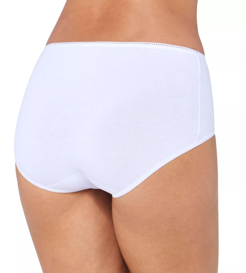Tripack SLOGGI 24/7 COTTON Midi colore bianco nero e nudo