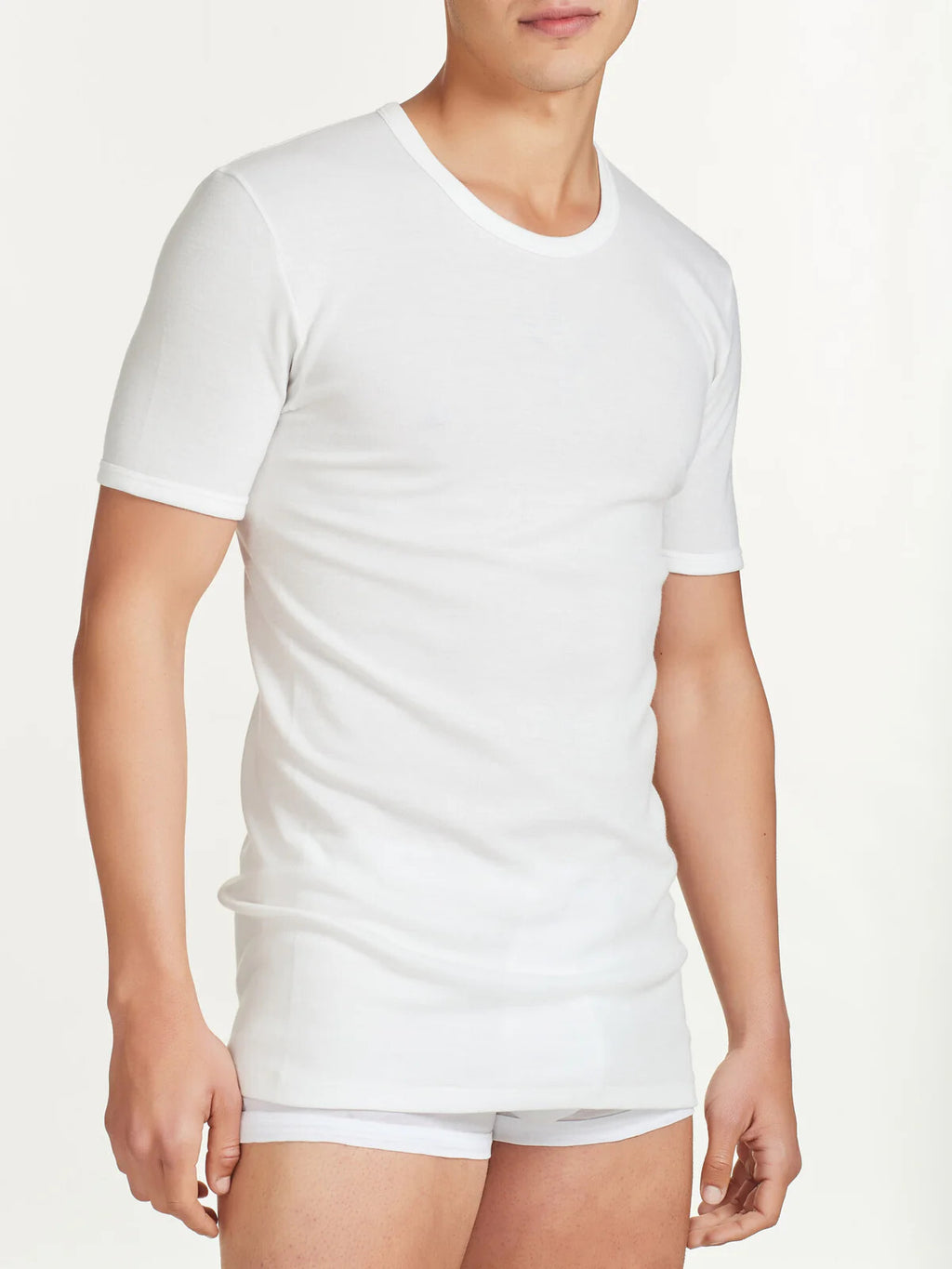 T-Shirt Ragno Sintonia girocollo lana fuori e cotone sulla pelle 65457