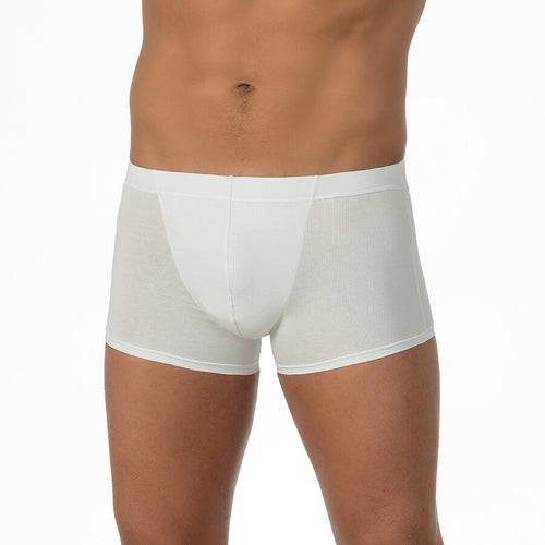 Tripack Boxer Uomo Marlene in cotone elasticizzato Nero-Bianco-Blu-Grigio