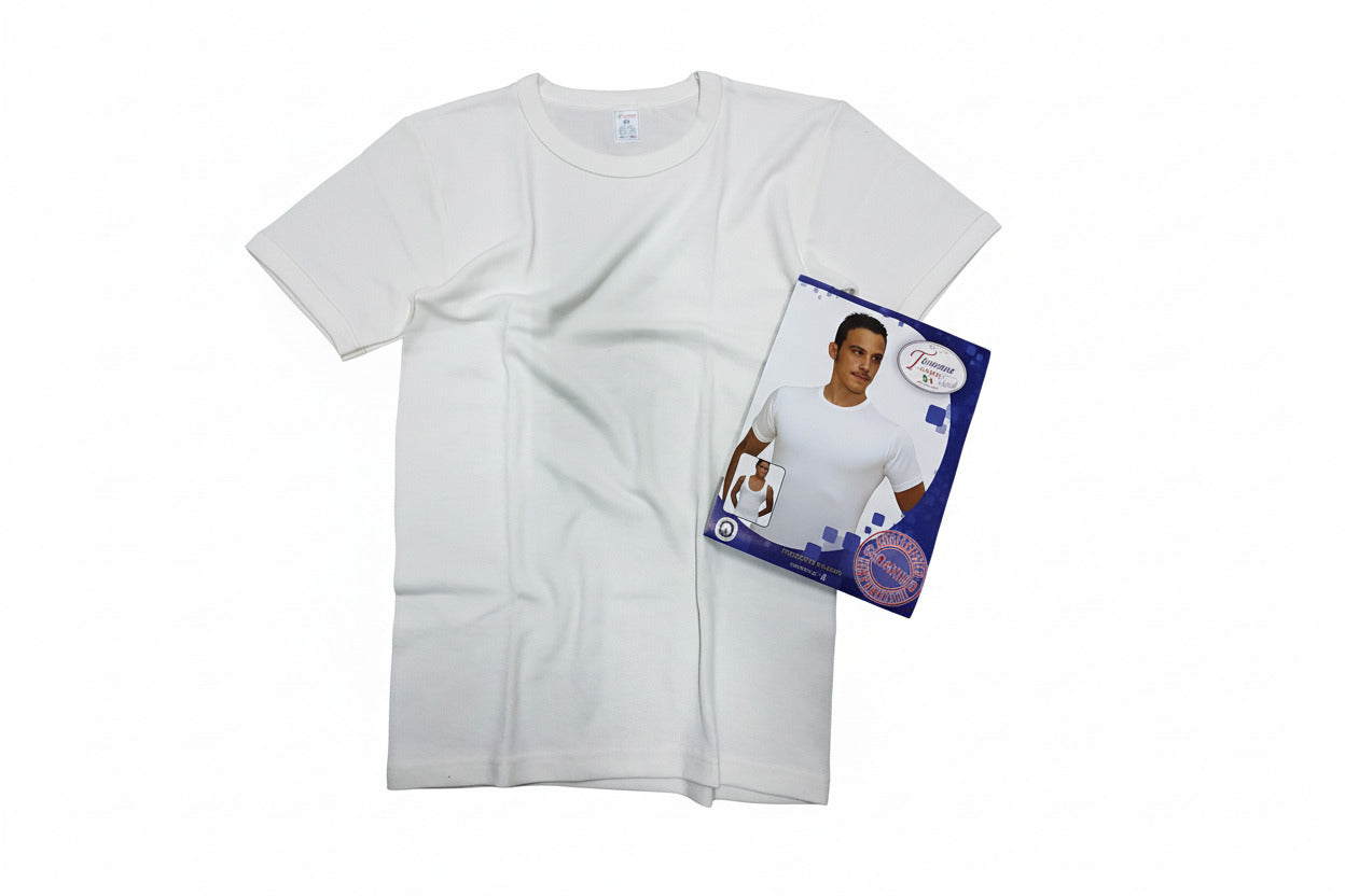 Maglia intima T-Shirt uomo Tiemme cotone e lana