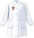 Grembiule Siggi Bianco Bimba Scuola materna nuove fantasie