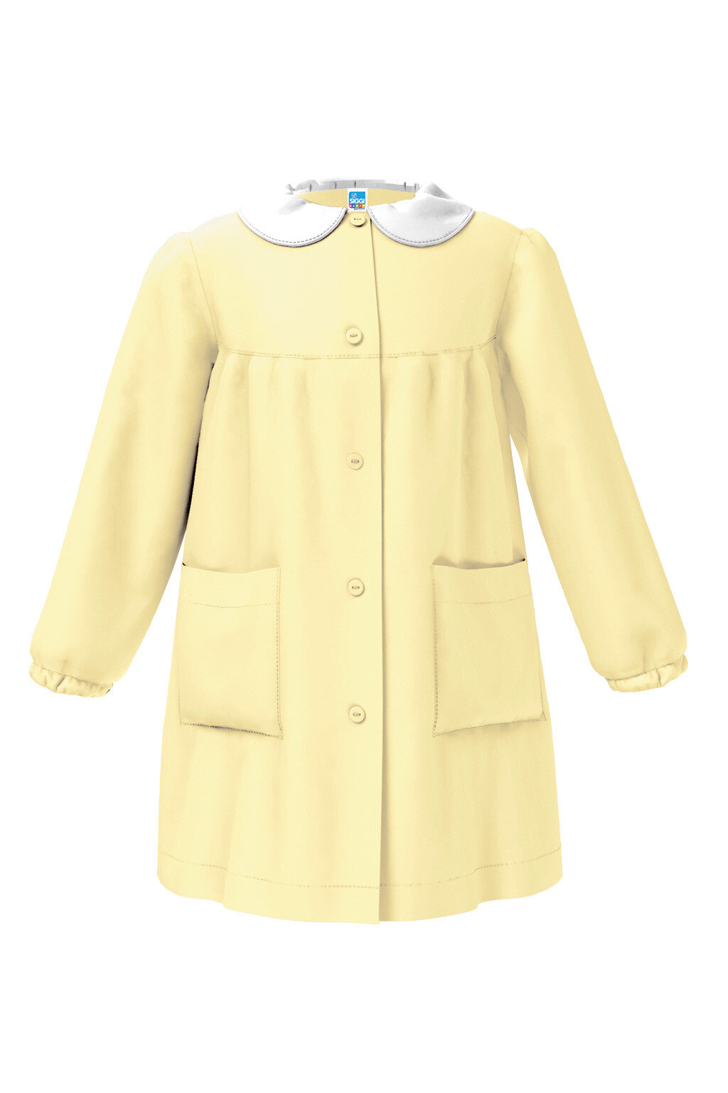 Grembiule Siggi scuola materna Bimba Giallo senza fantasia 2887