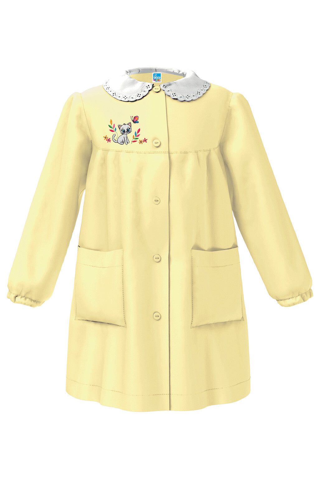 Grembiule Siggi scuola materna Bimba Giallo nuove fantasie