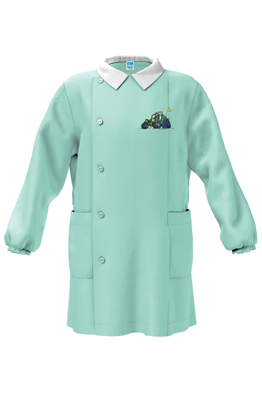 Grembiule Siggi scuola materna Bimbo Verde nuove fantasie