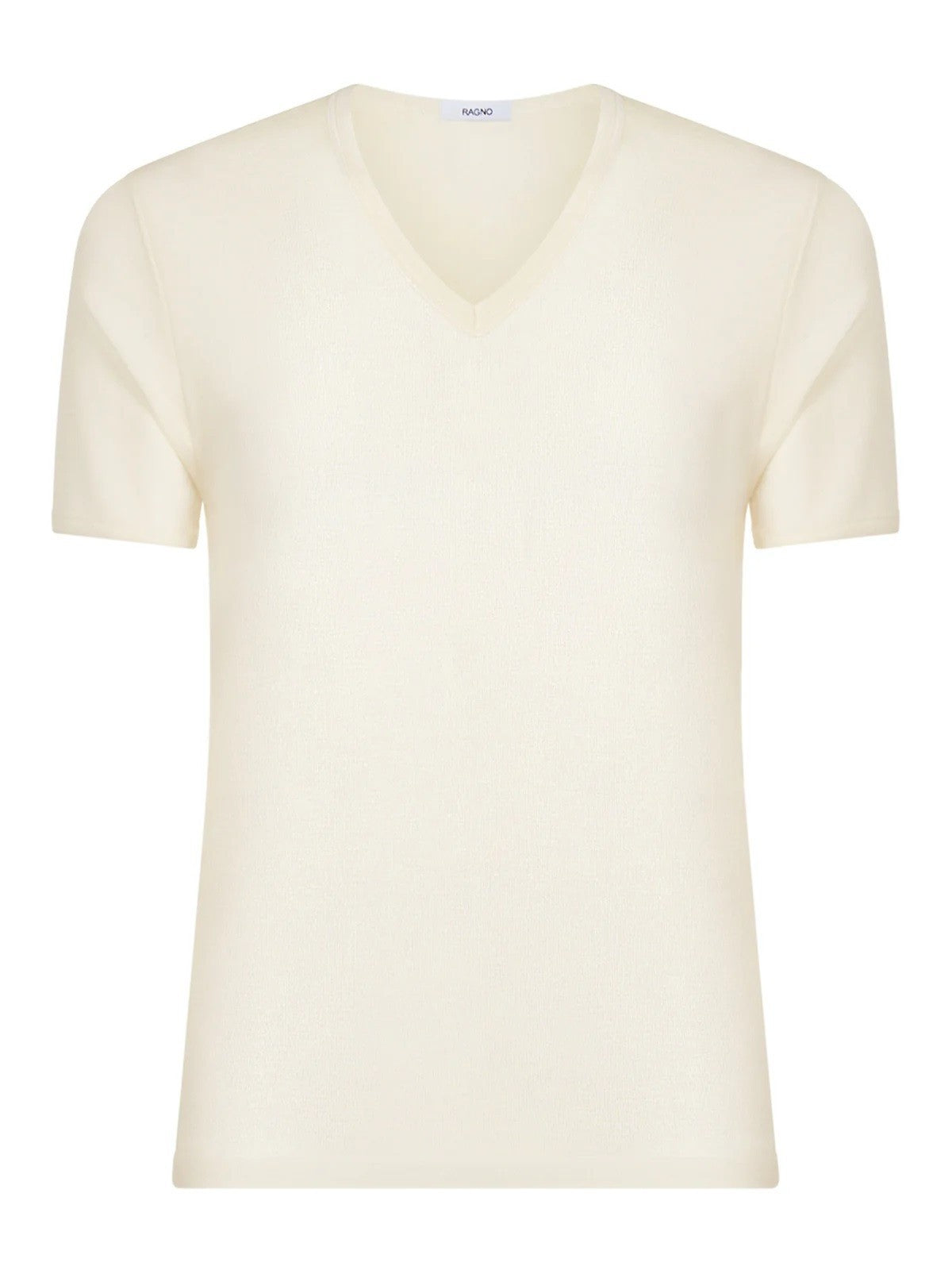 Maglietta Ragno scollo a V in lana di peso medio Merino Medium 60038