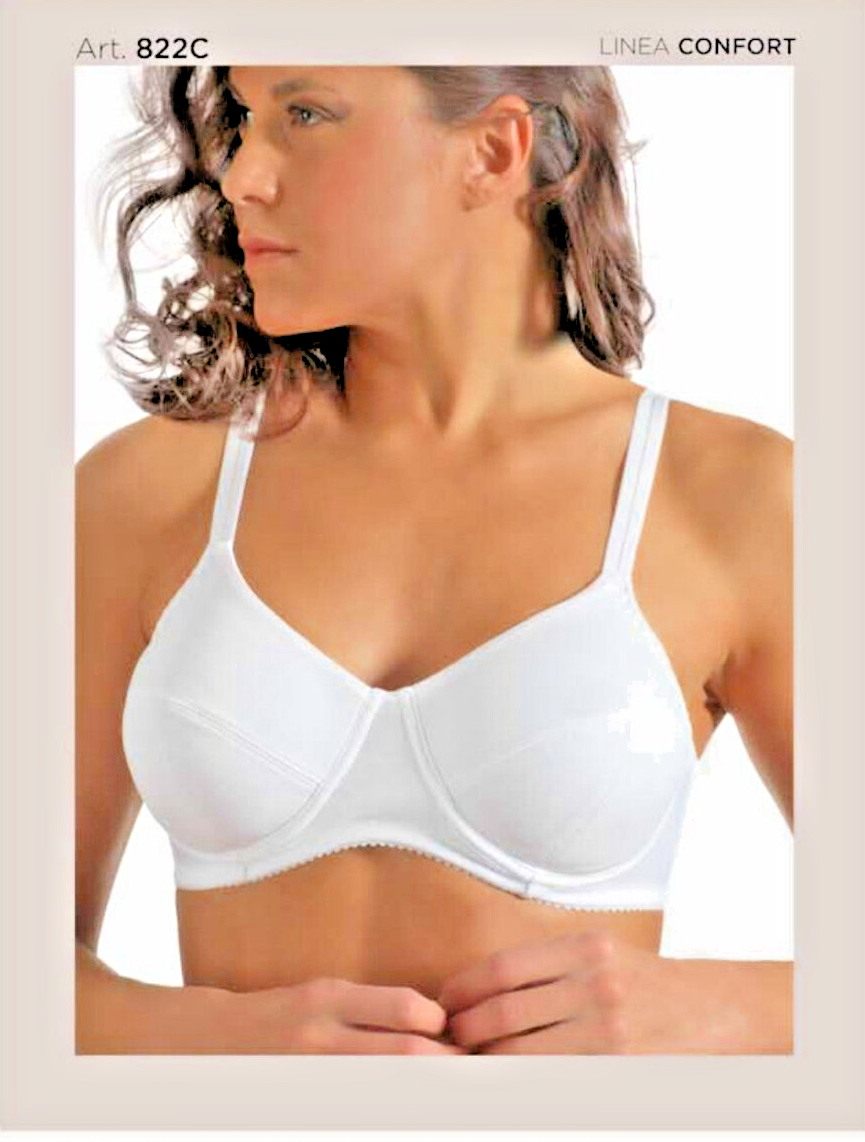Reggiseno a balconcino in tessuto elasticizzato con ferretto Erredi art. 822