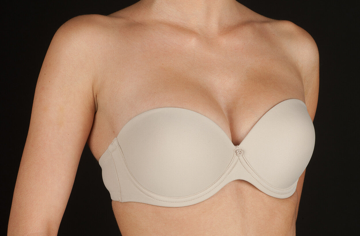 Reggiseno donna Selene art Carlota con ferretto e super push up senza spalline