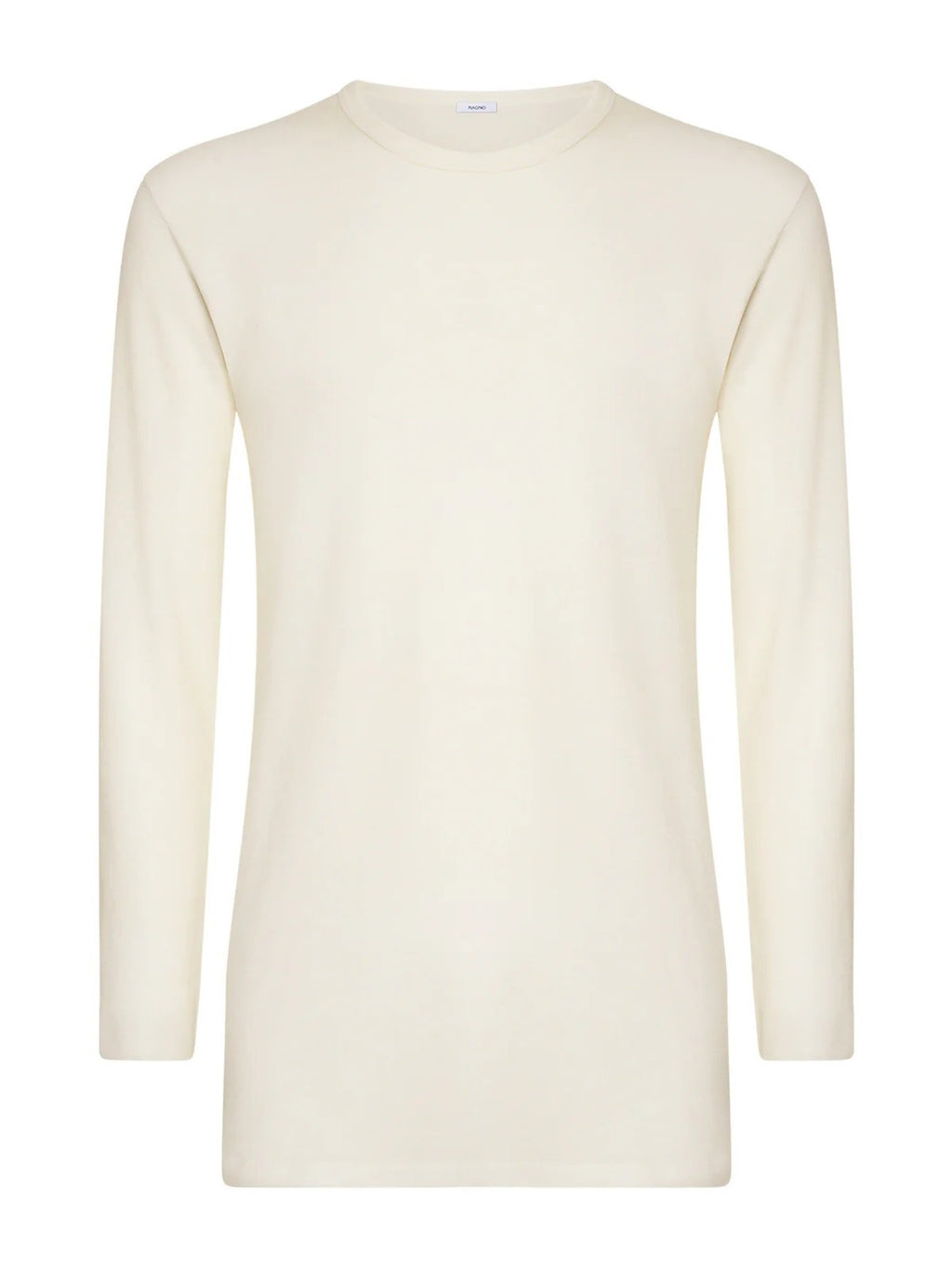 Manica lunga Ragno Sintonia girocollo lana fuori e cotone sulla pelle 65459