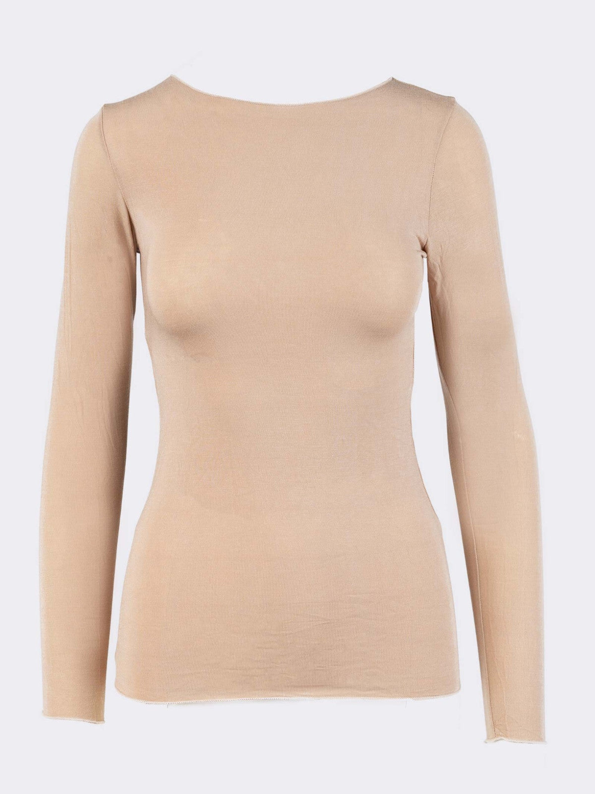 Maglia Intima Donna Ciocca in Cashmere & Modal Collo Barchetta P0713M