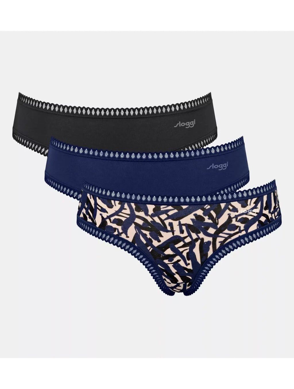 Tris Slip donna Go Crush Sloggi modello Hipster