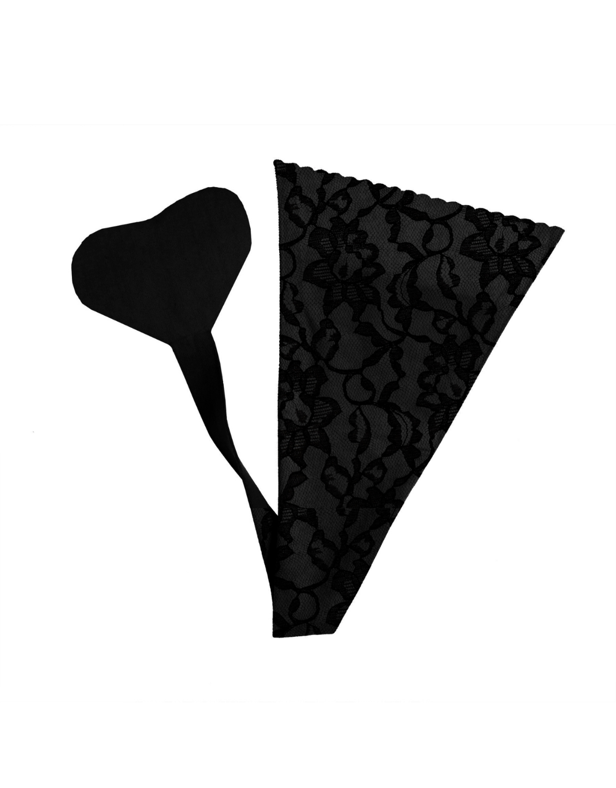 Perizoma in pizzo adesivo donna Bye Bra color nero