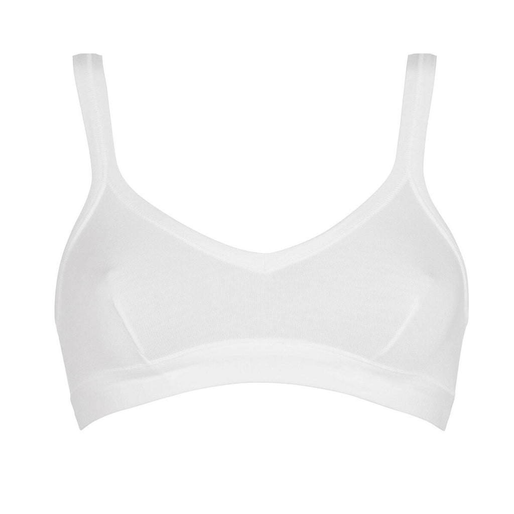 Brassiere Cotonella art GD065 in cotone bianco nero e carne