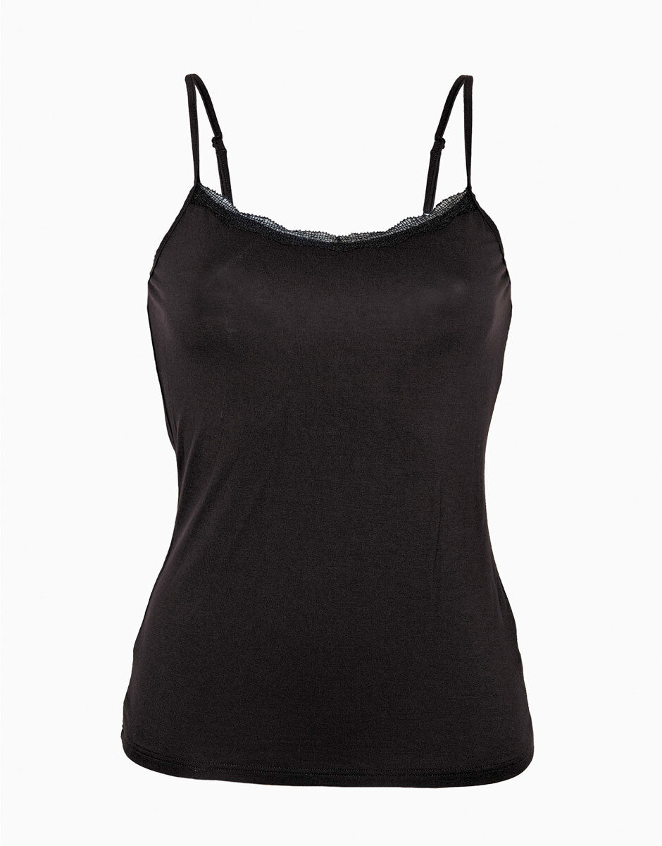 Top donna Lovable Basic Soul in viscosa e pizzo 7032