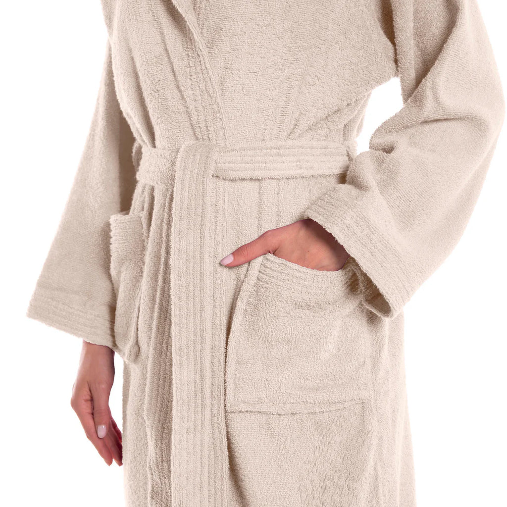 Accappatoio Caleffi Minorca Sabbia dettaglio