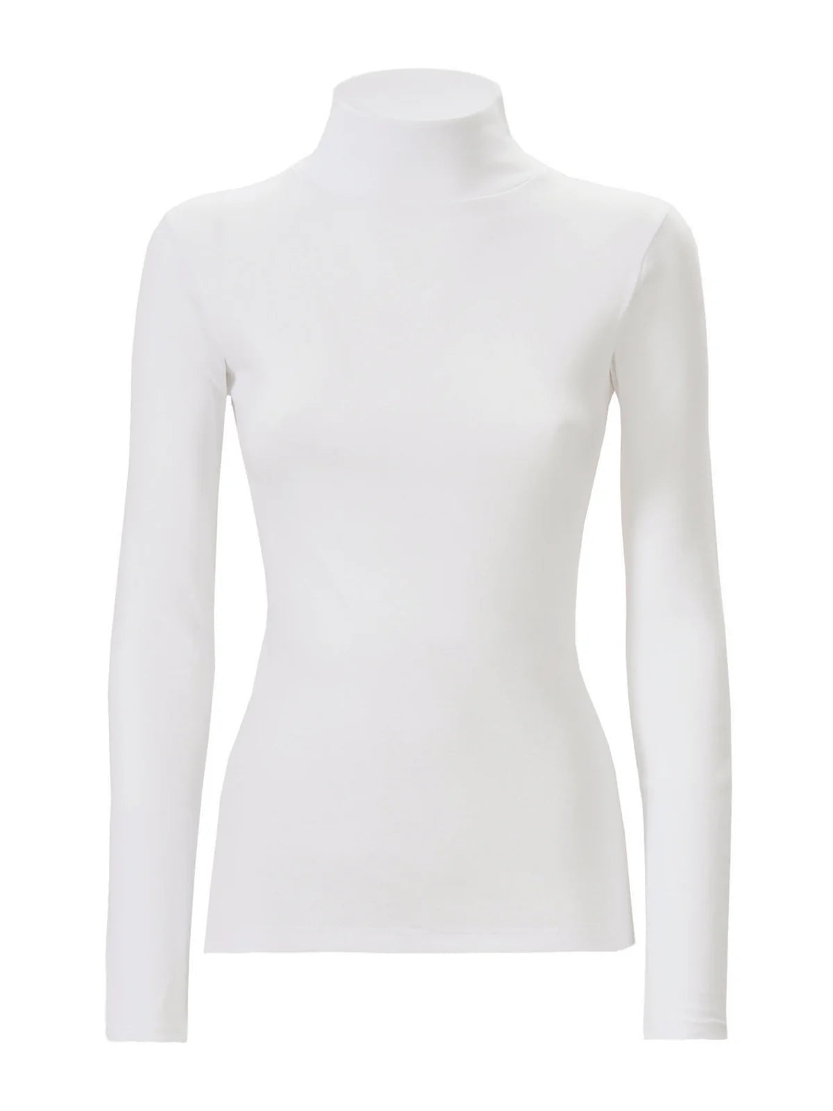 D274AZ Lupetto Caldo Cotone Donna Bianco