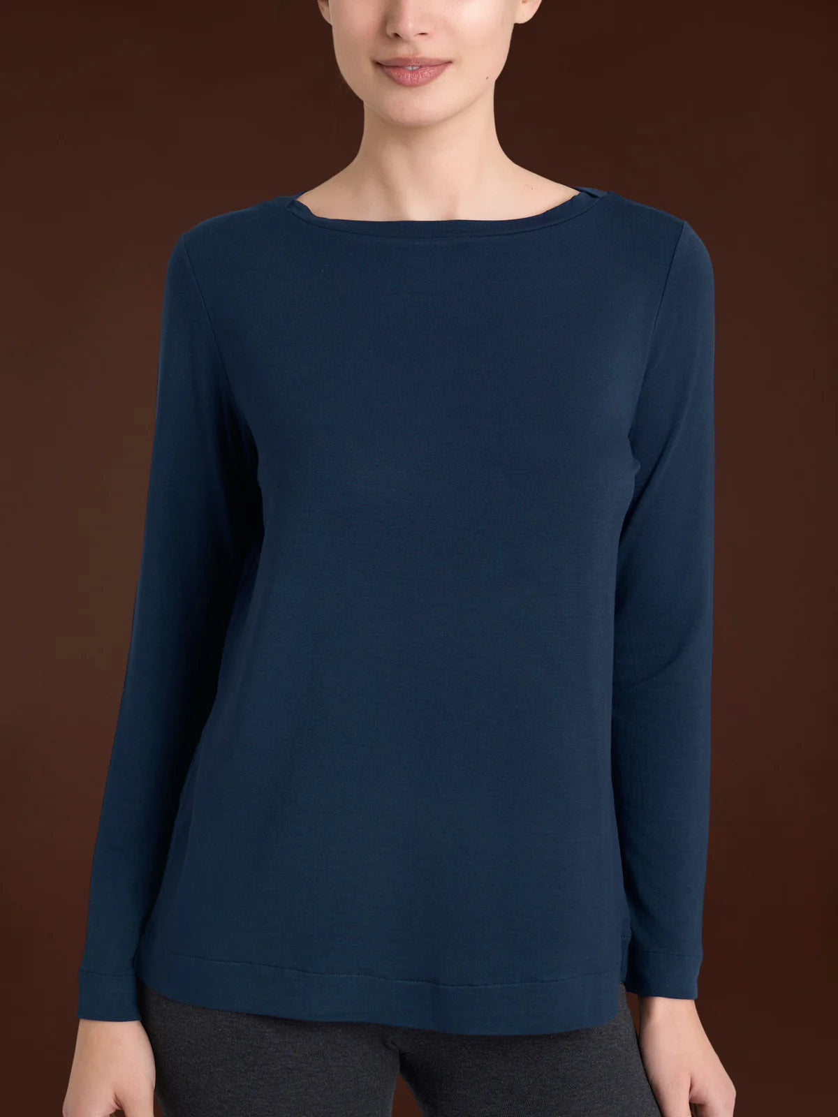 DL81AB Ragno Barchetta Calda Viscosa Donna Blu