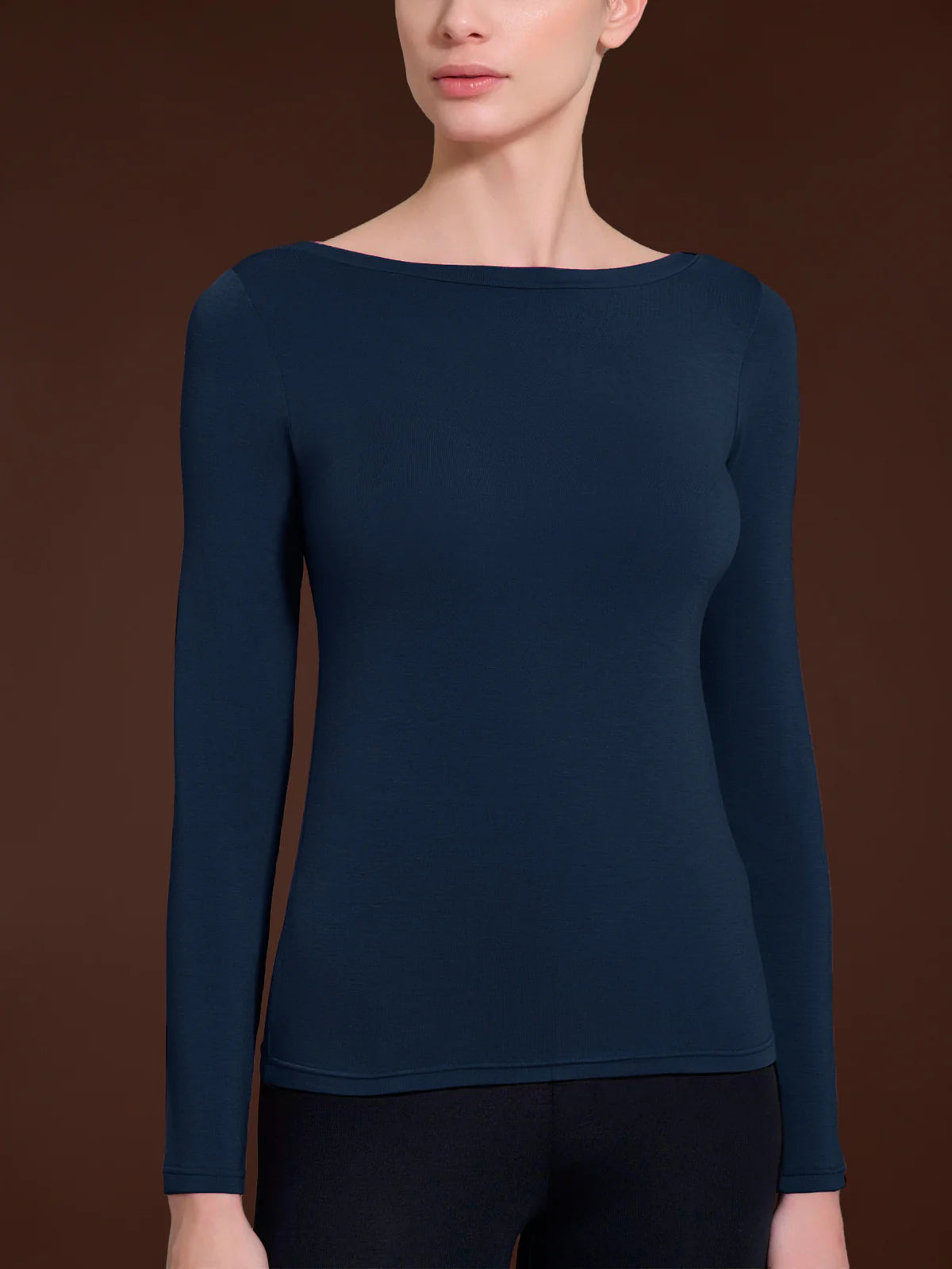 DM03AB Barchetta Cashmere Donna Blu