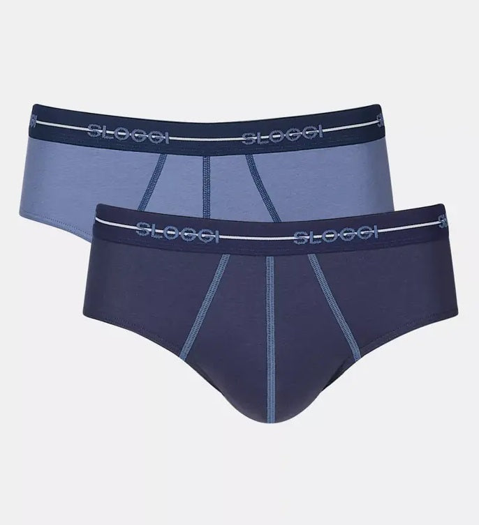 Bipack Slip Uomo Start Midi Sloggi