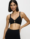 Reggiseno sportivo Triumph Triaction Fitness F senza ferretto nero