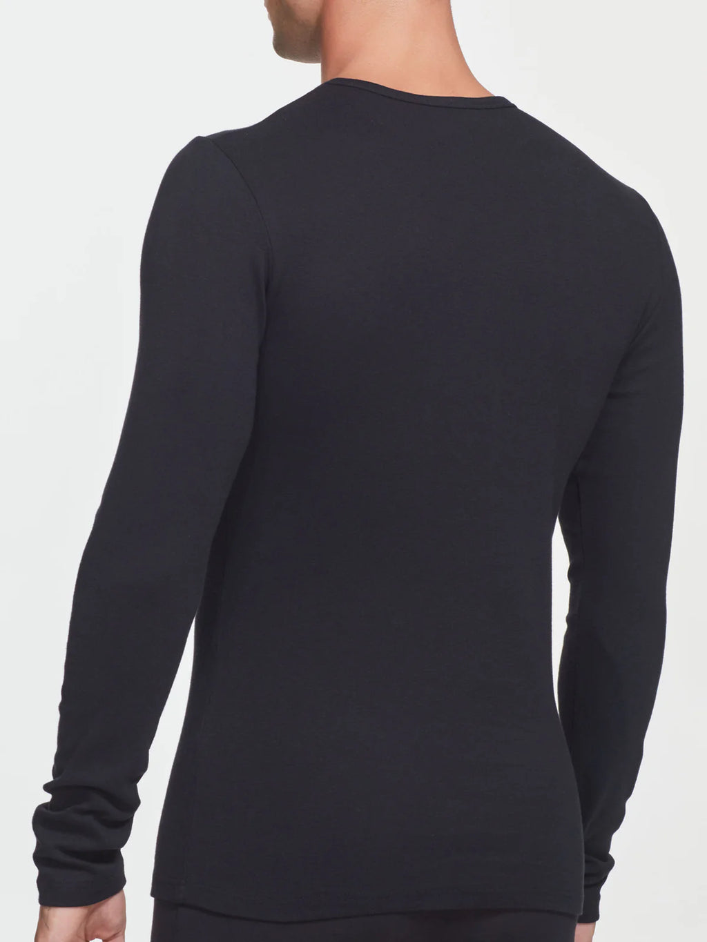 U262A9 Girogola Uomo Caldo Cotone Blu back