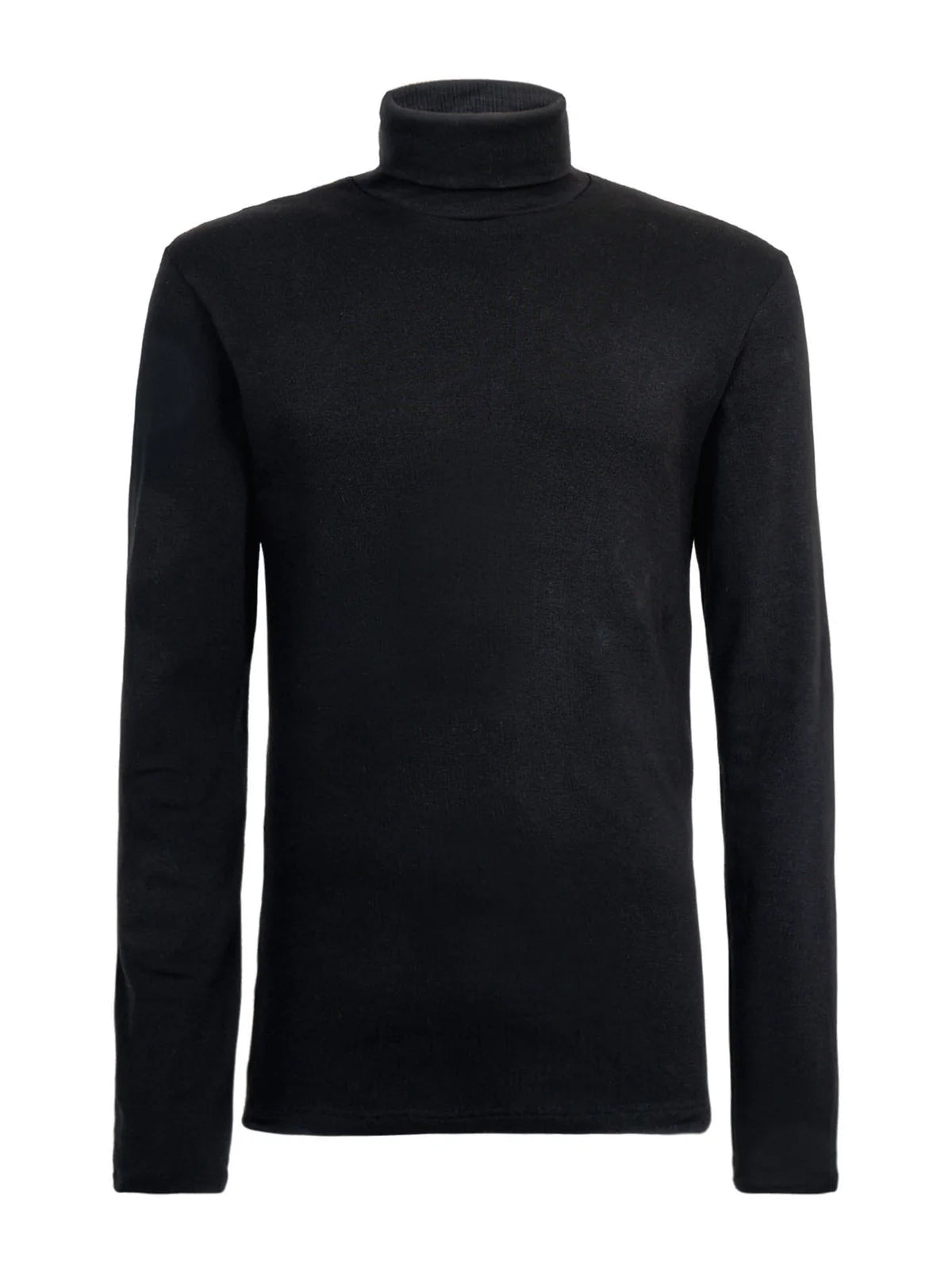 U262AK Dolcevita Uomo Caldo Cotone Nero