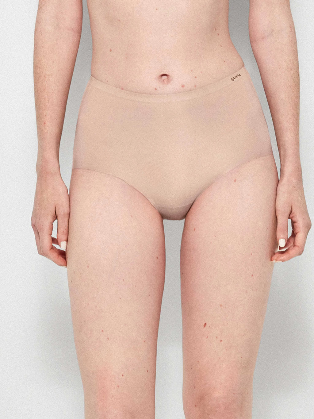 Slip Vita Alta Donna Gisela Seconda Pelle Senza Cuciture 1/10027 nudo