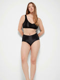 Slip Vita Alta Donna Gisela Seconda Pelle Senza Cuciture 1/10027 nero