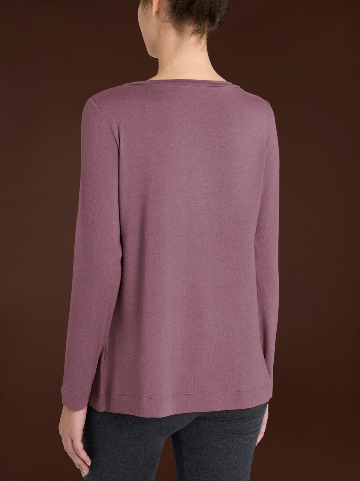 Maglietta Ragno DL81AB colore Lilas, vista posteriore