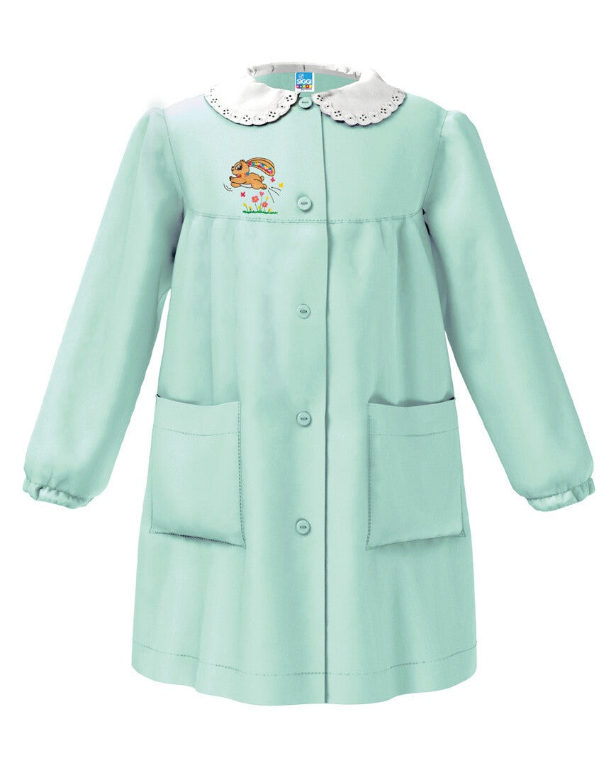 Grembiule Siggi scuola materna Bimba Verde 3720