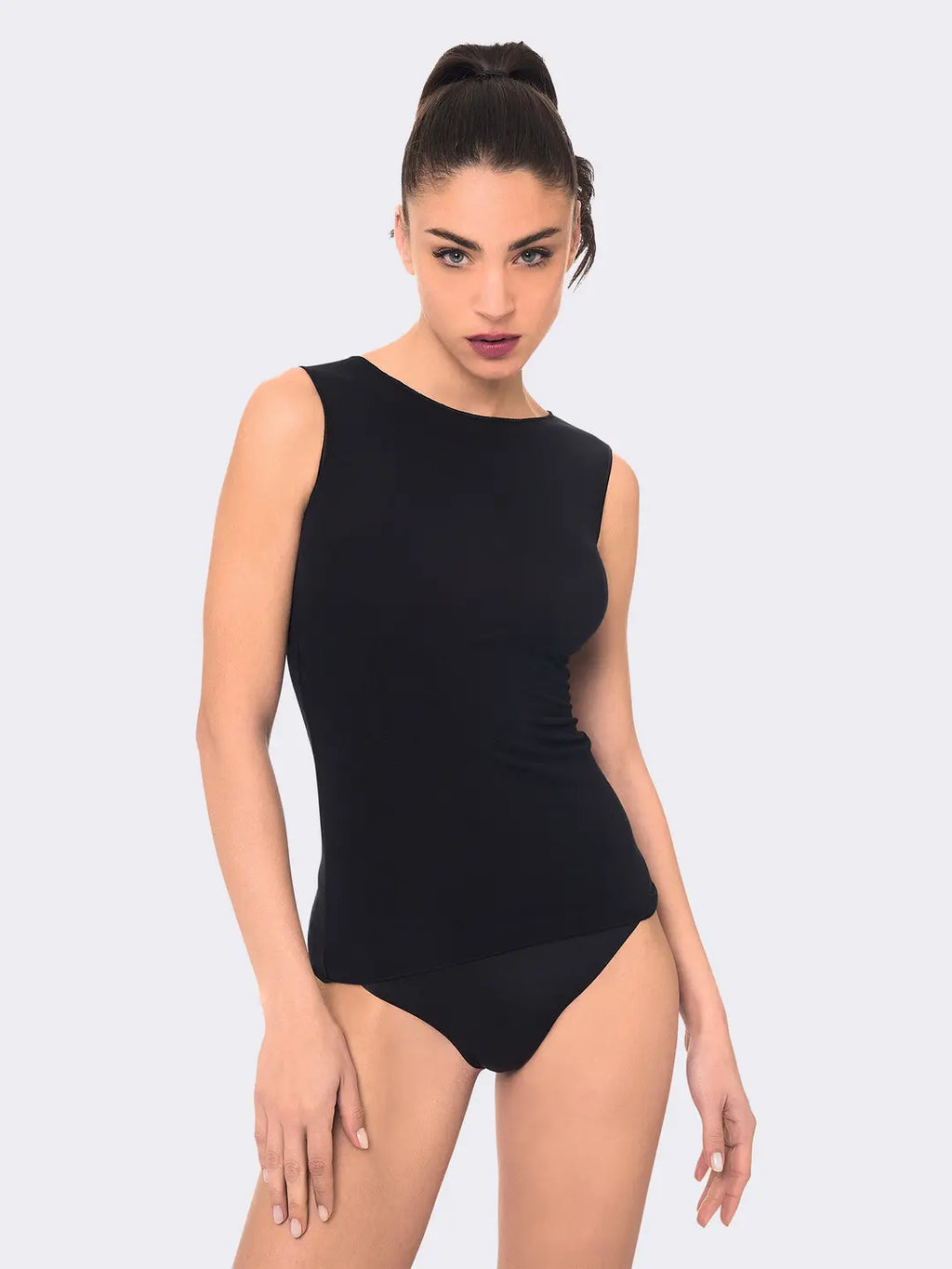 p0710m canotta ciocca nero