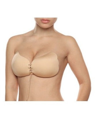 Reggiseno adesivo Sostieni Seno Bye Bra Lace-IT Bra nero e nudo