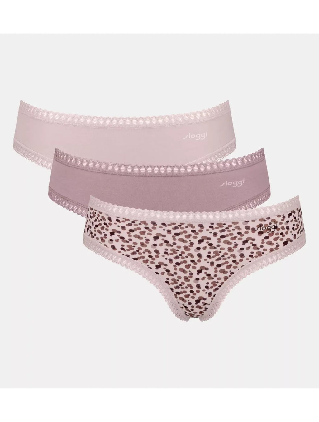 Tris Slip Women's Sloggi Go Crush Hipster Organic Cotton Multipack